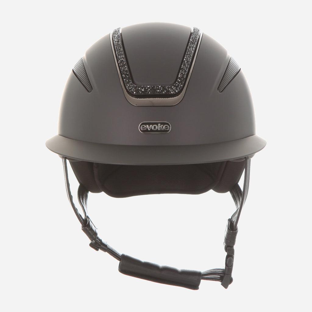 Callisto Wide Peak Black Black Crystal Frame