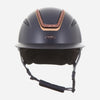 Callisto Wide Peak Navy Rose Gold Crystal Frame