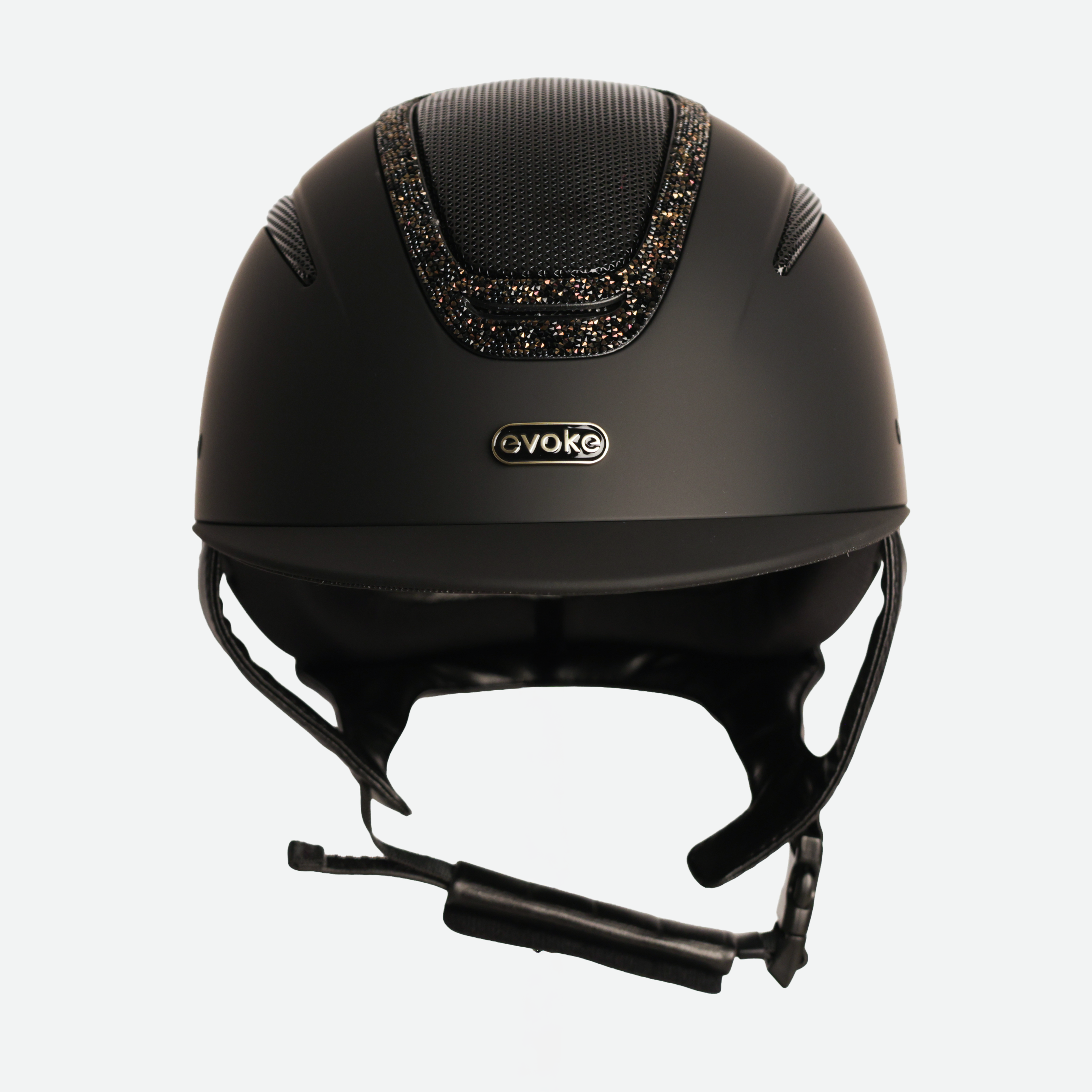 Elara Classic Peak Black Gold Crystal Frame