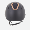 Elara Wide Peak Navy Rose Gold