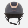 Elara Wide Peak Navy Rose Gold