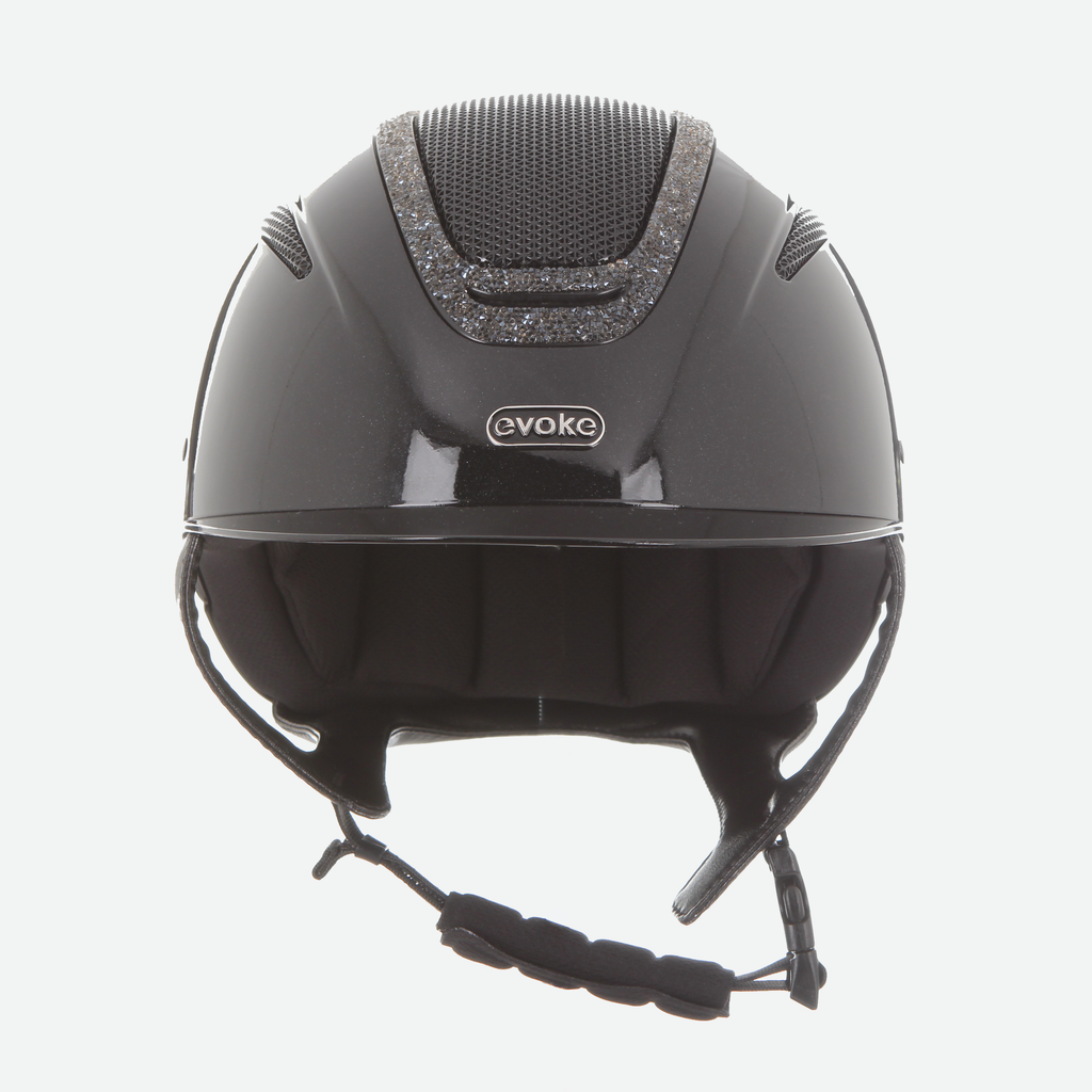 Elara Classic Peak Black Metallic Steel Crystal Frame