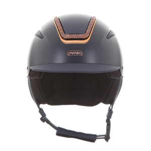 Callisto Classic Peak Navy Rose Gold Crystal Frame