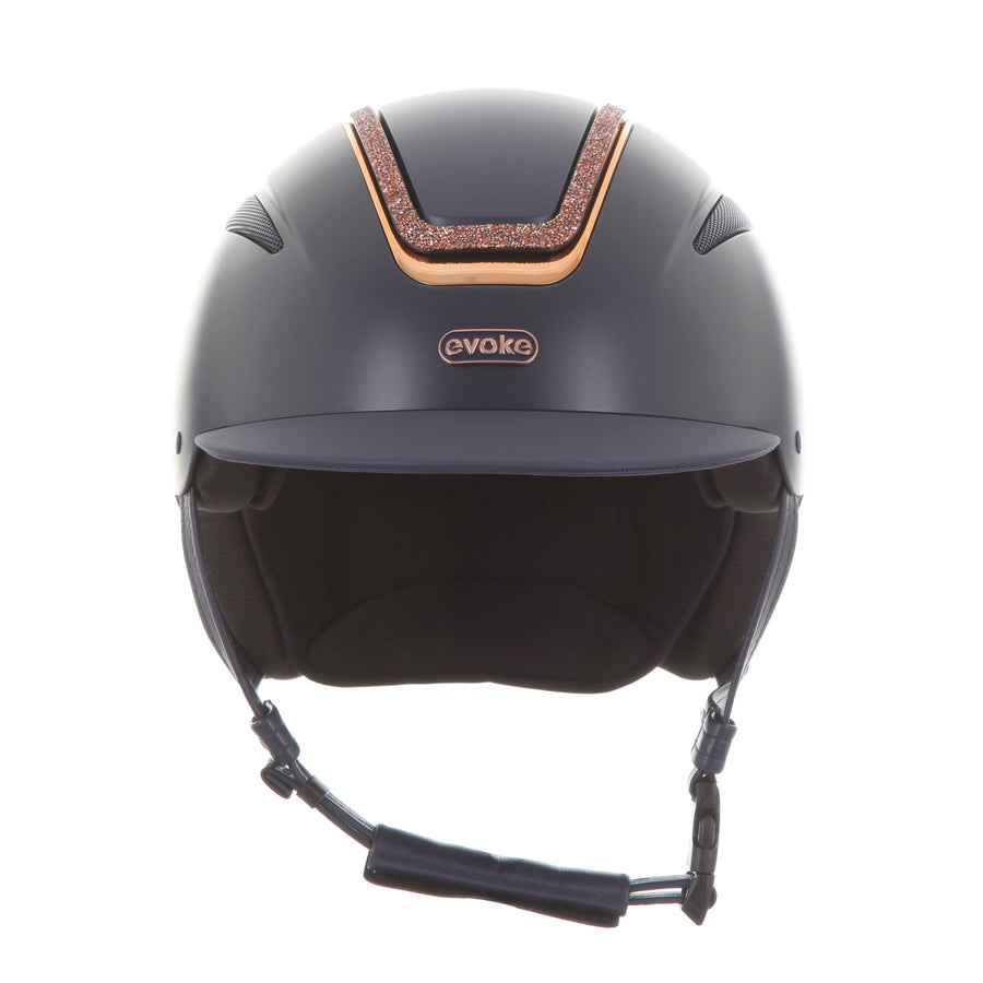 Callisto Classic Peak Navy Rose Gold Crystal Frame