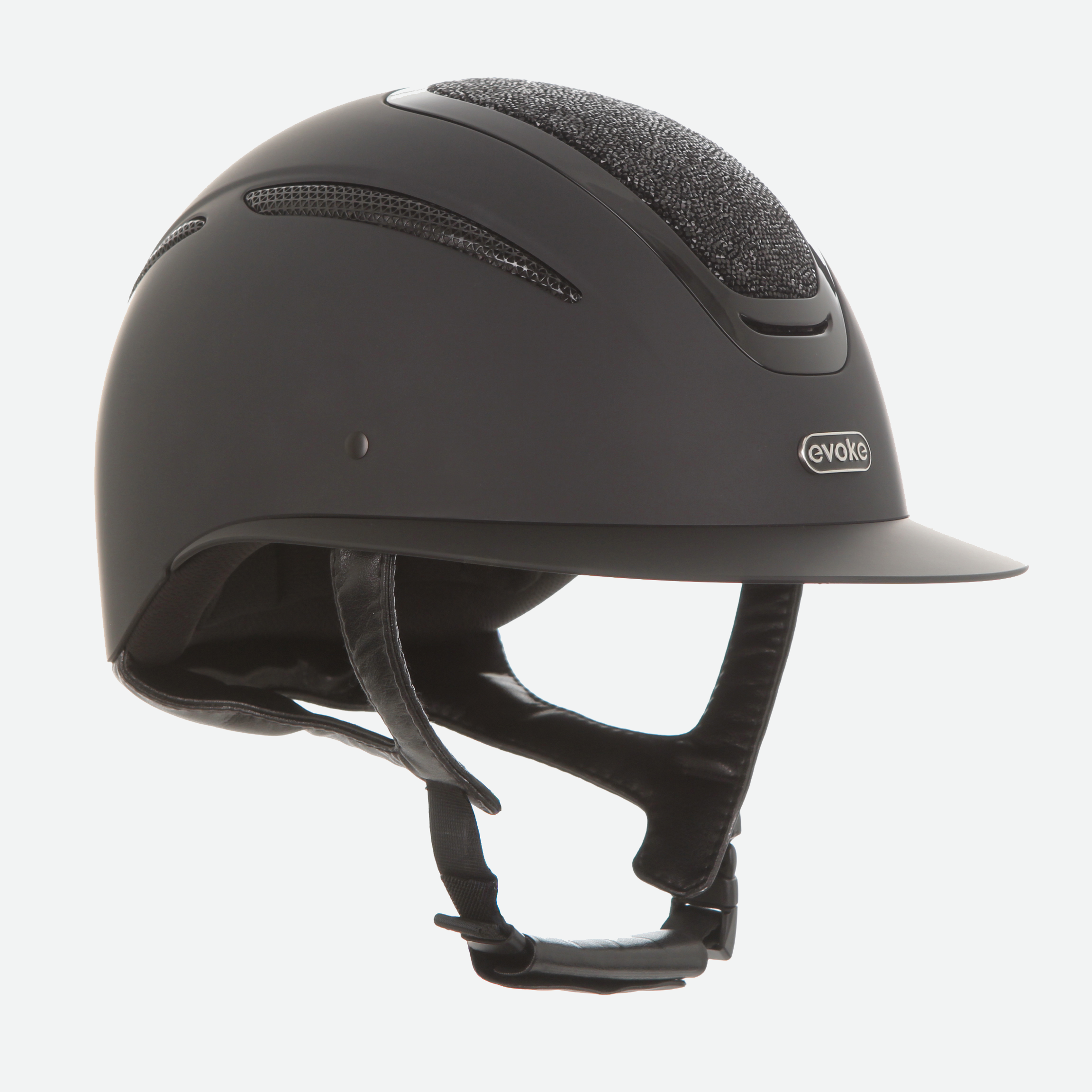 Elara Wide Peak Black Jet Black Crystal