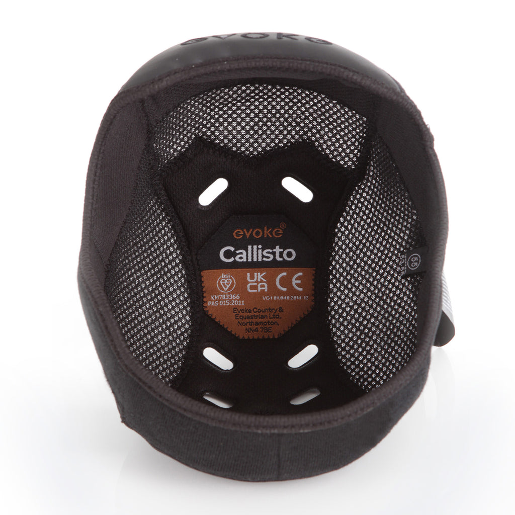 Callisto Removeable Crown Padded Helmet Liner - Navy