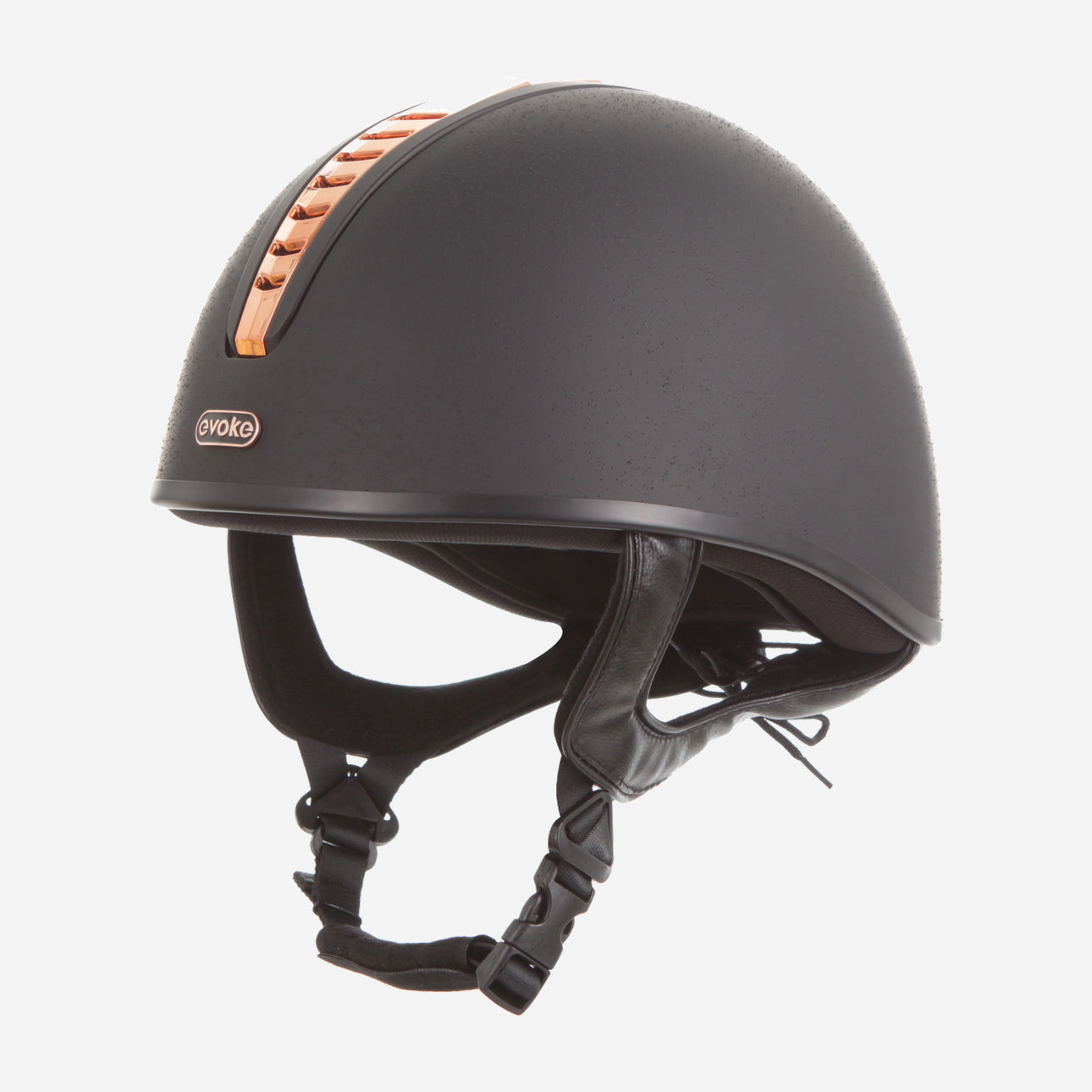 Orion Jockey Skull Black Rose Gold Black