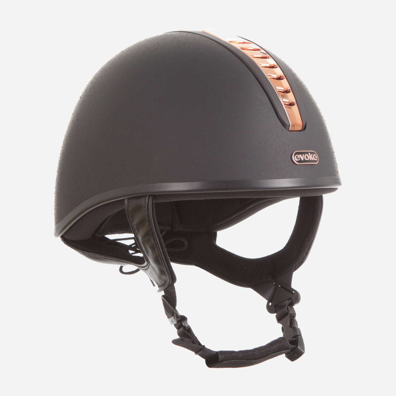 Orion Jockey Skull Black Rose Gold Black