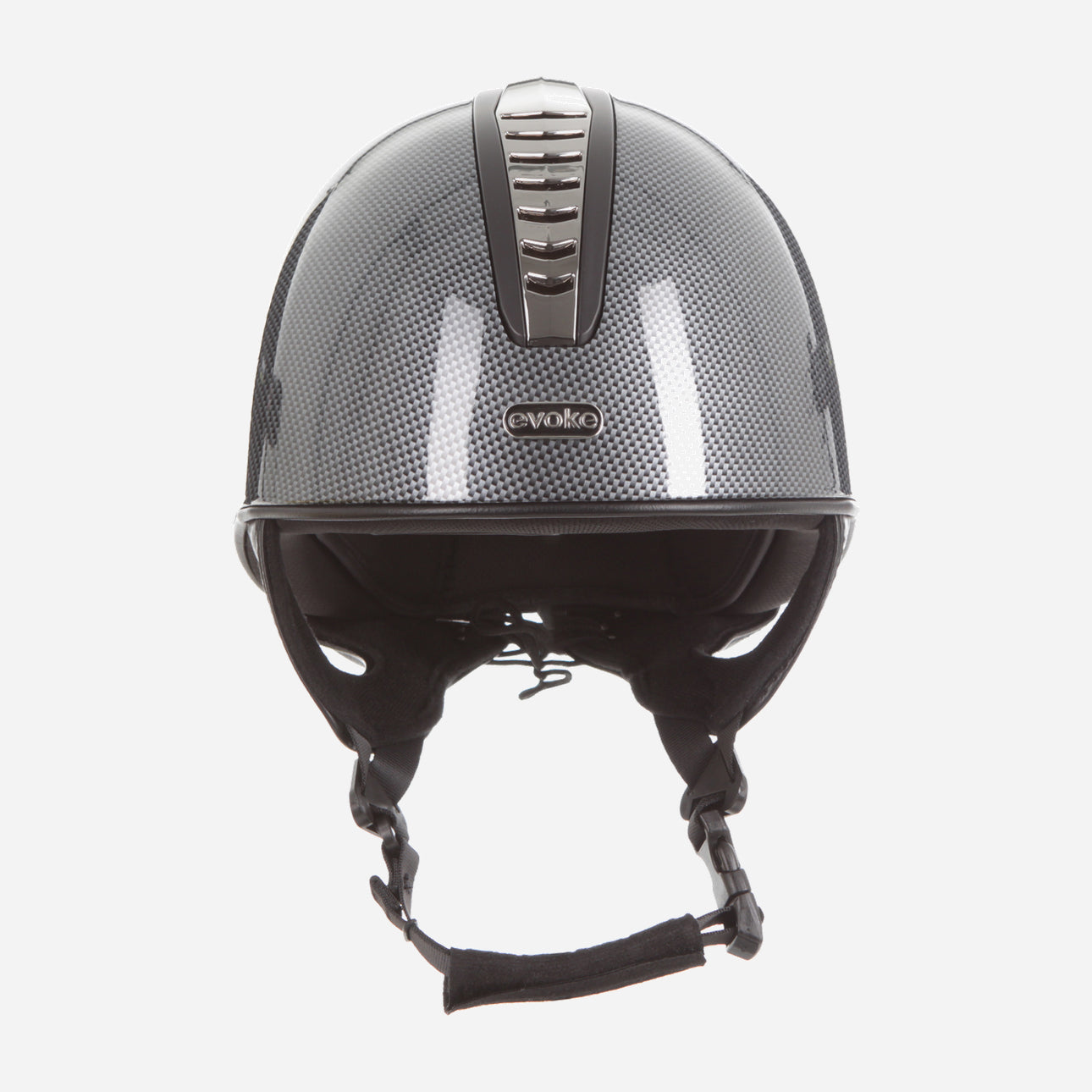Orion Jockey Skull High Shine Carbon Gunmetal Black