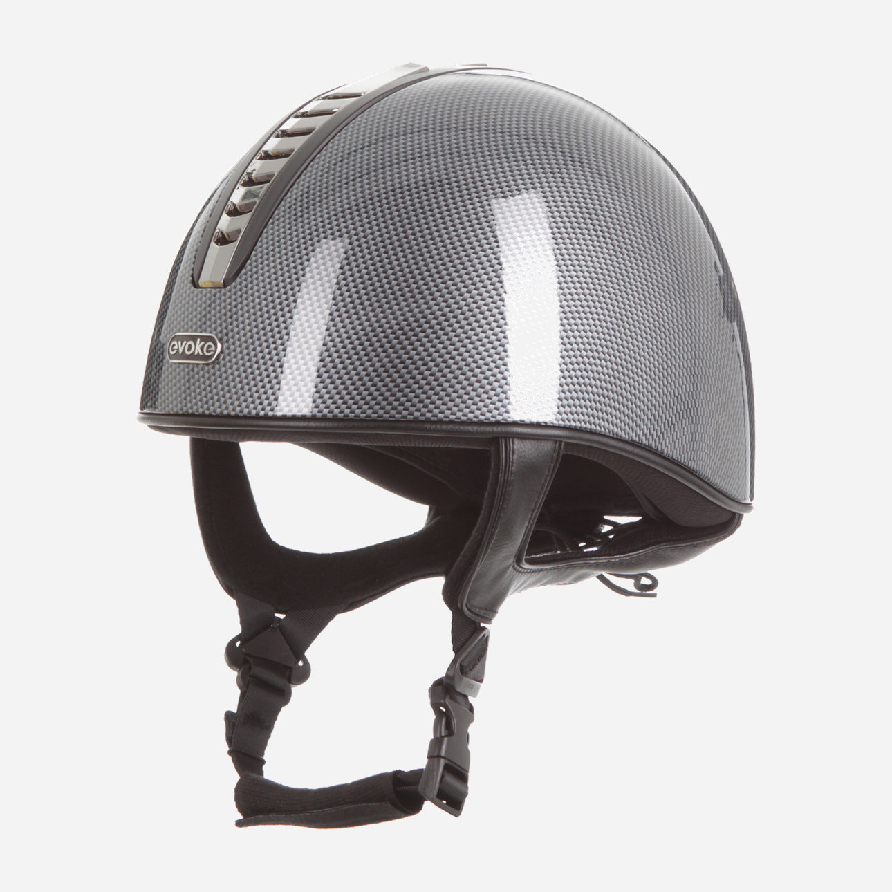Orion Jockey Skull High Shine Carbon Gunmetal Black