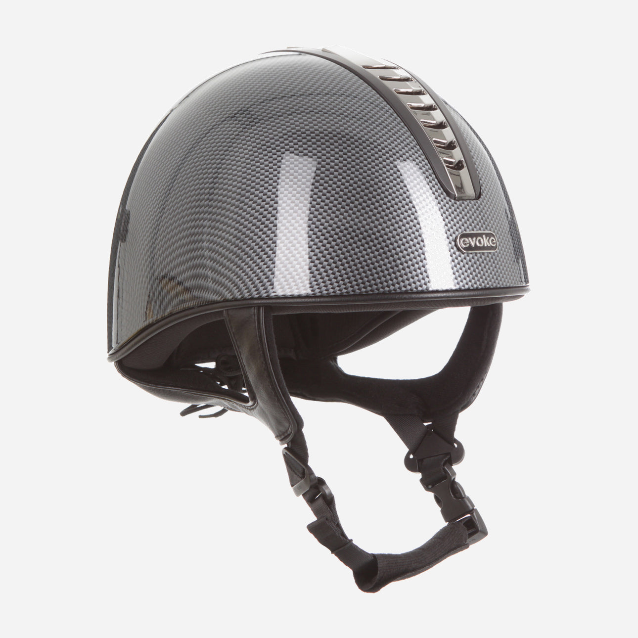 Orion Jockey Skull High Shine Carbon Gunmetal Black