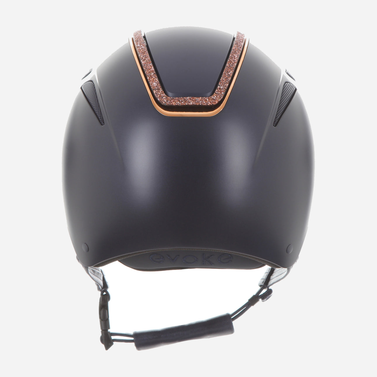Callisto Classic Peak Navy Rose Gold Crystal Frame