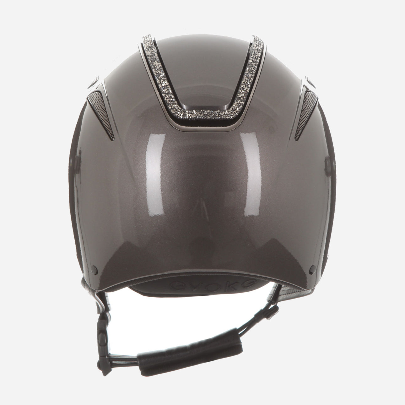 Callisto Classic Peak Metallic Graphite Marcasite Crystal Frame