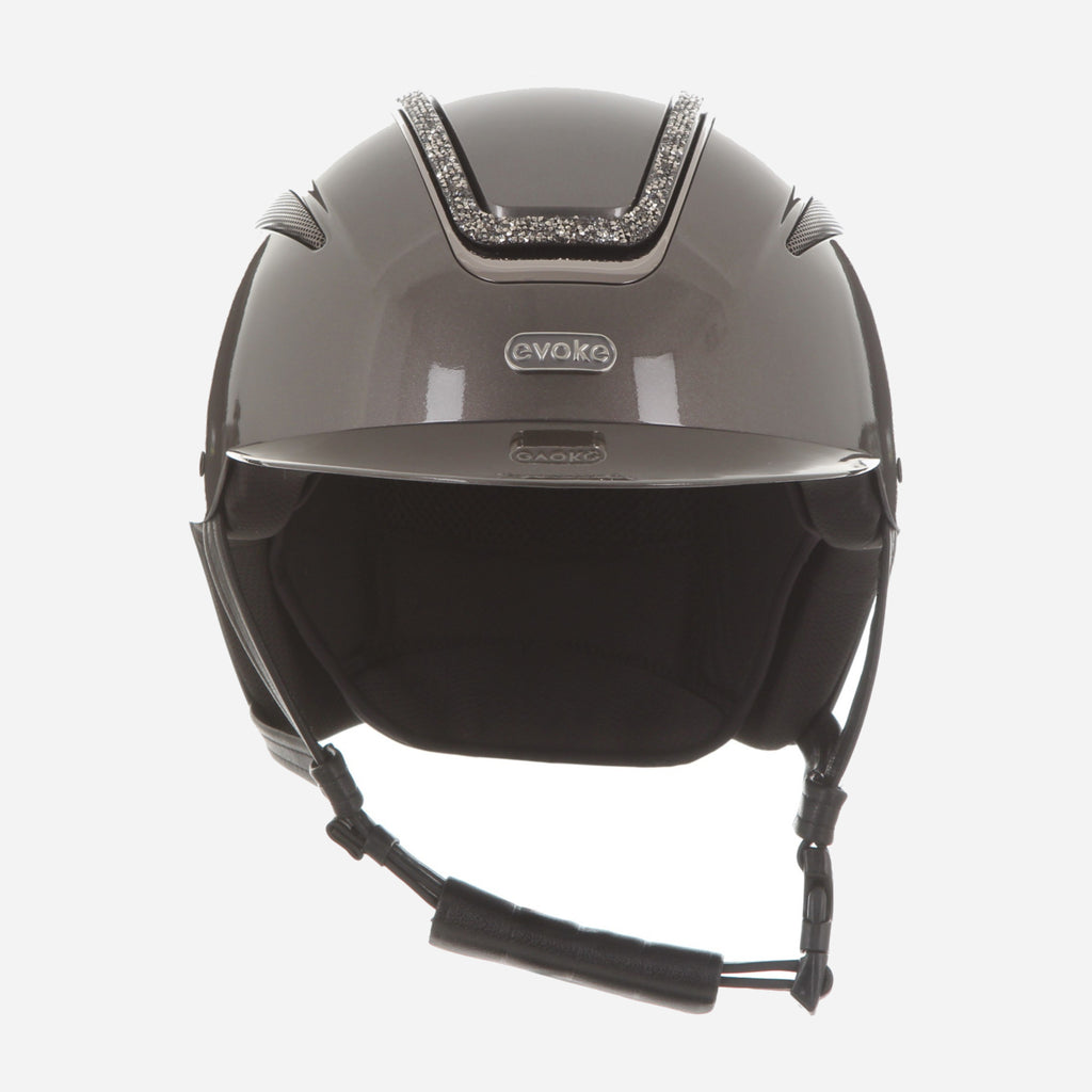 Callisto Classic Peak Metallic Graphite Marcasite Crystal Frame