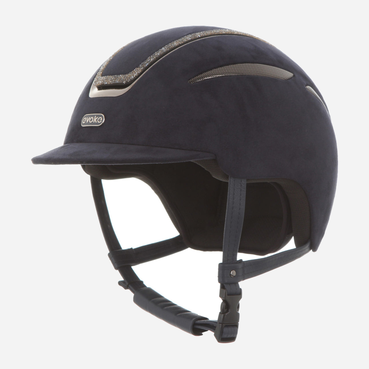 Callisto Classic  Peak Navy Suede Steel Crystal Frame