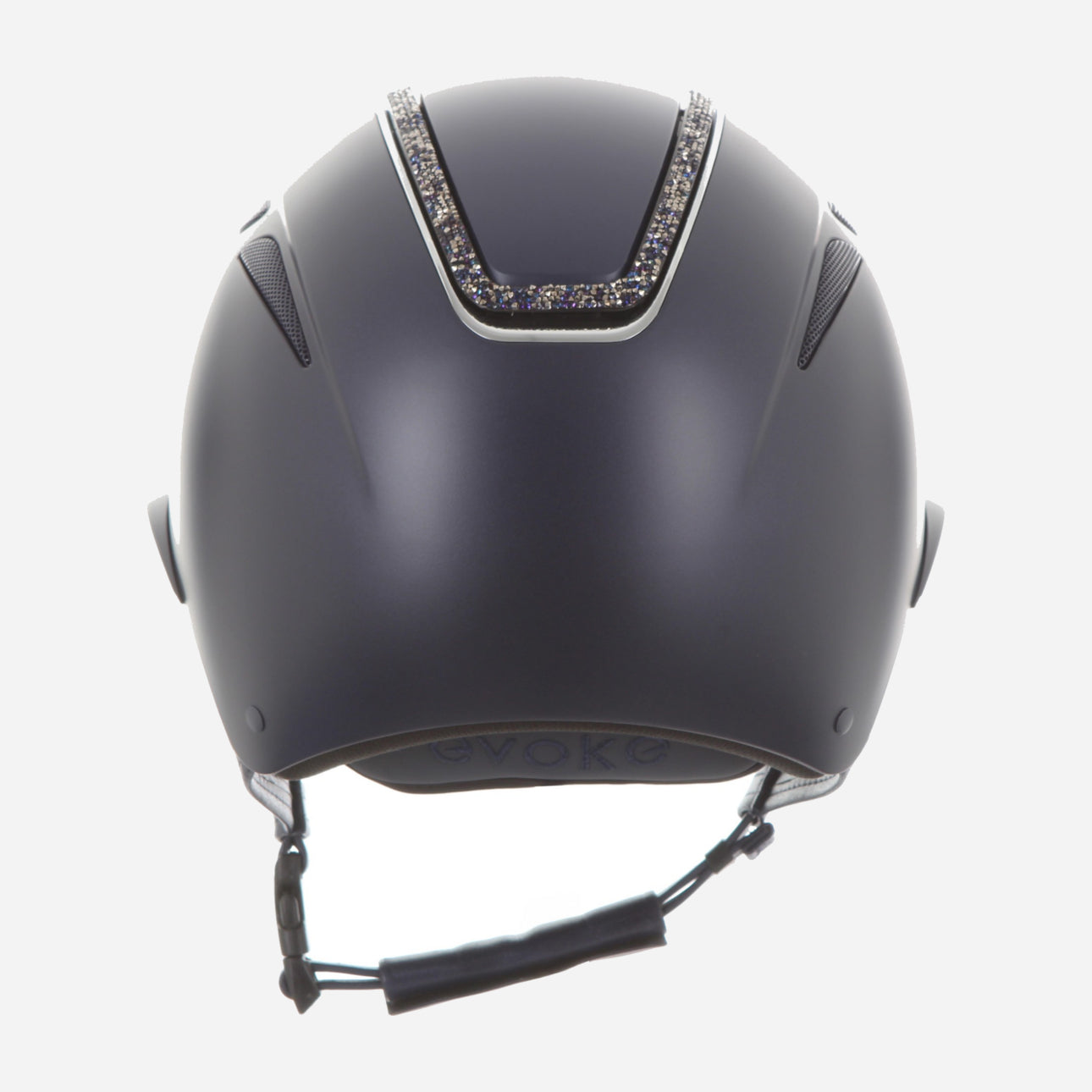 Callisto Wide Peak Navy Navy Crystal Frame