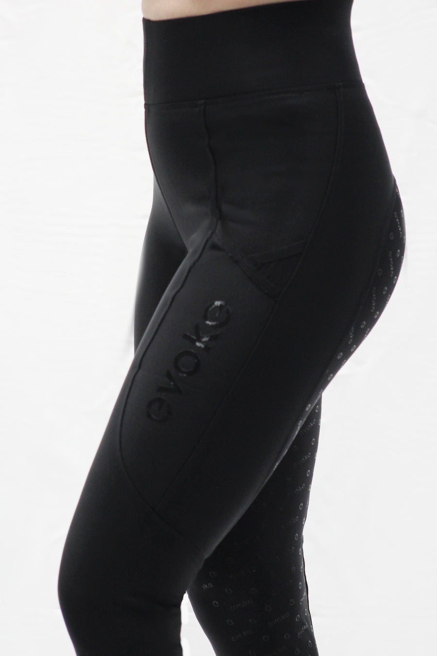 evoke Performance Riding Leggings - Full Seat - Black