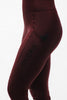 evoke Performance Riding Leggings - Knee Grip - Burgundy