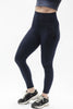 evoke Performance Riding Leggings - Knee Grip - Navy