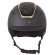 Load image into Gallery viewer, Callisto Classic Peak Helmet In Black Gold Crystal 
