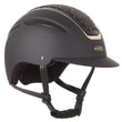 Load image into Gallery viewer, Callisto Classic Peak Helmet In Black Gold Crystal 
