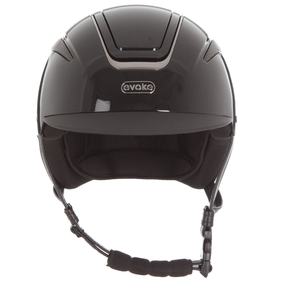 Callisto Classic Peak Helmet In Black Metallic Gunmetal 