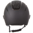 Load image into Gallery viewer, Callisto Wide Peak Helmet In Black Crystal 
