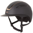 Load image into Gallery viewer, Callisto Wide Peak Helmet In Black Rose Gold 
