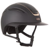 Callisto Wide Peak Helmet In Black Rose Gold 