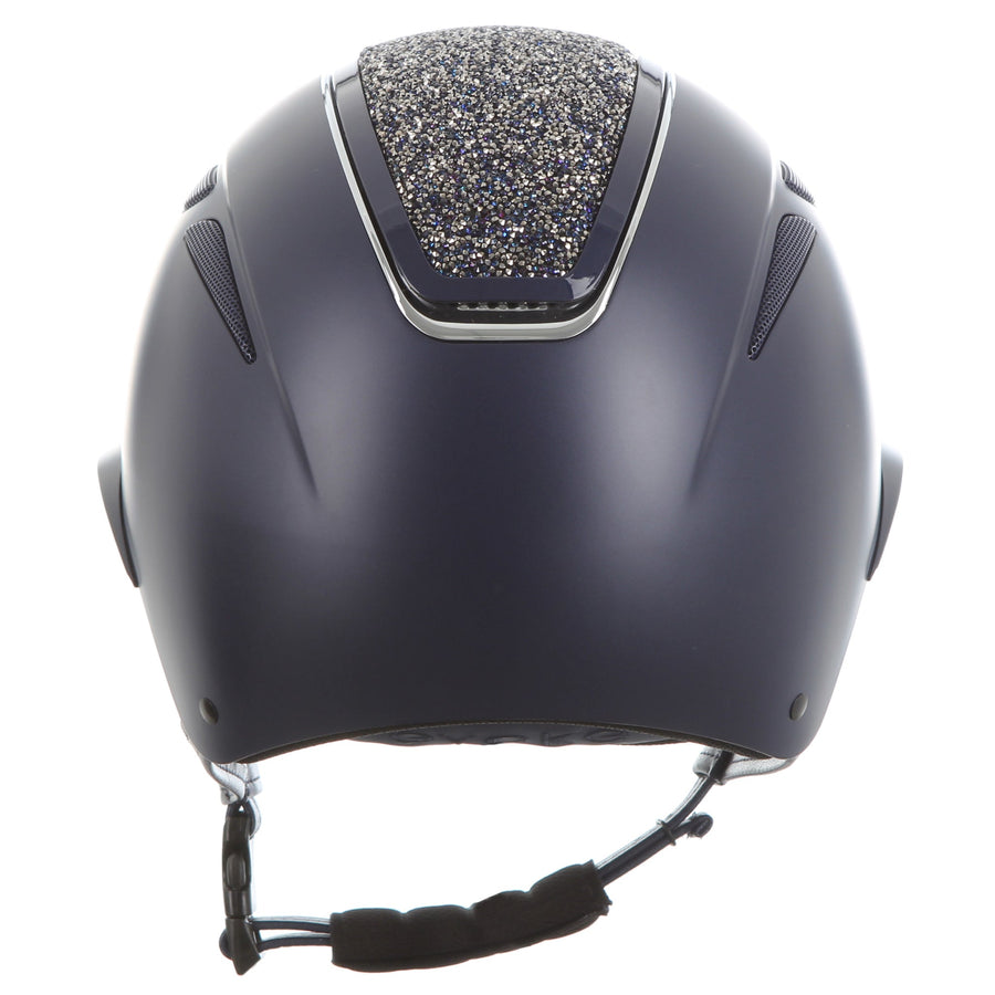 Callisto Wide Peak Helmet In Navy Crystal 