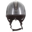 Load image into Gallery viewer, Orion Jockey Skull  Helmet In High Shine Carbon Gunmetal Black 
