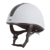 Orion Jockey Skull Helmet In Silver Black 