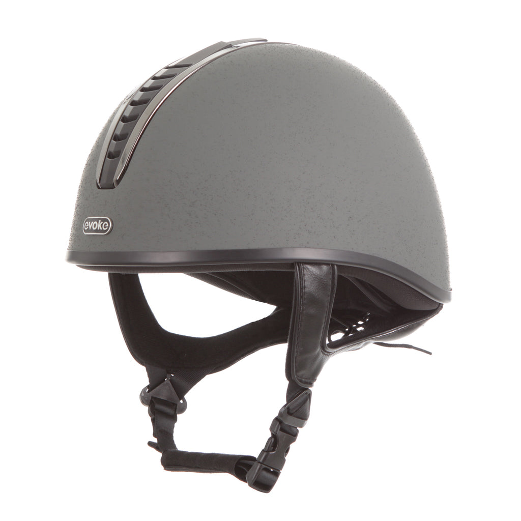 Orion Jockey Skull Helmet In Slate Black Gunmetal 